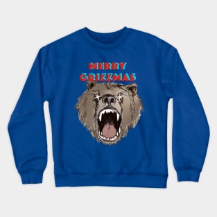 Merry Grizzmas Crewneck Sweatshirt